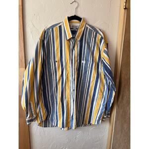 Vintage 90s Guess Striped Button Up
